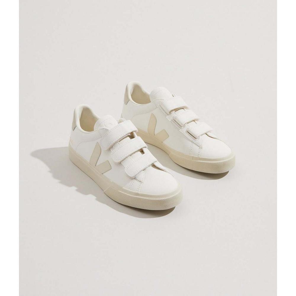 Veja RECIFE CHROMEFREE Schoenen Heren White/Beige | NL 198VRW